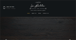Desktop Screenshot of labellapizzeriaandrestaurant.com