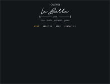 Tablet Screenshot of labellapizzeriaandrestaurant.com